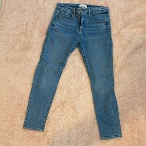 LOFT Women's Ankle Jeans in Blue